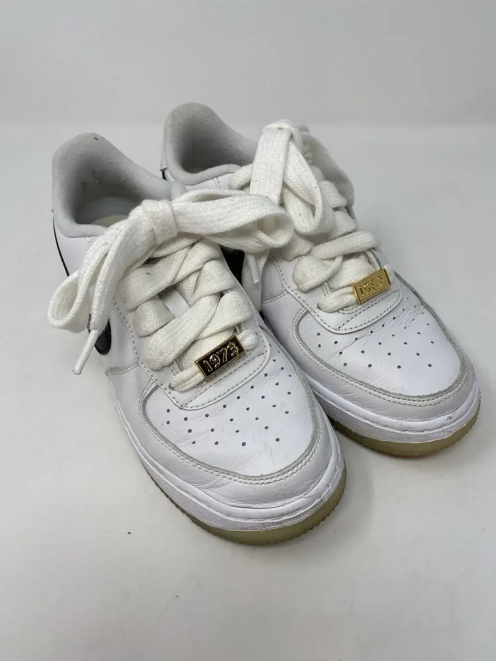 Nike Air Force 1 Bronx Origins Youth Casual Shoes Sneakers Sz 4.5 White